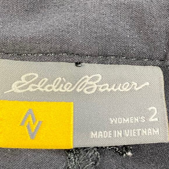 Eddie Bauer Nylon Athletic Hiking Shorts Black 2 - Picture 4 of 4